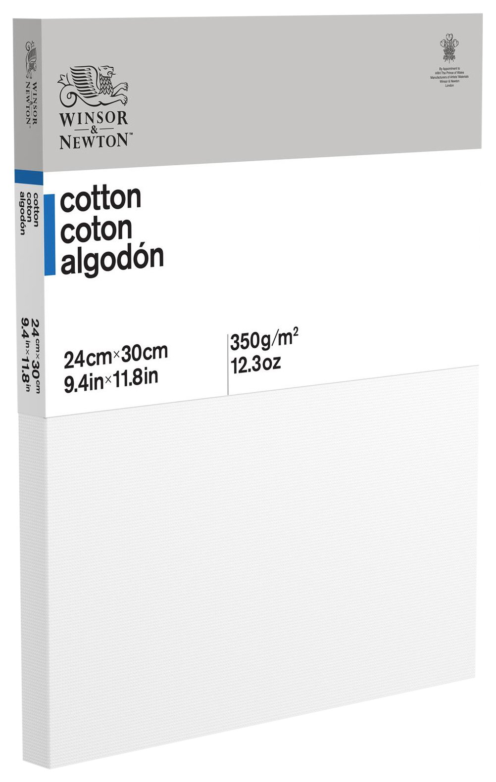 Winsor & Newton Classic 6201059 Stretcher Frame Triple Primed 350 g/m² Strip Thickness 19 mm Cotton 24 x 30 cm