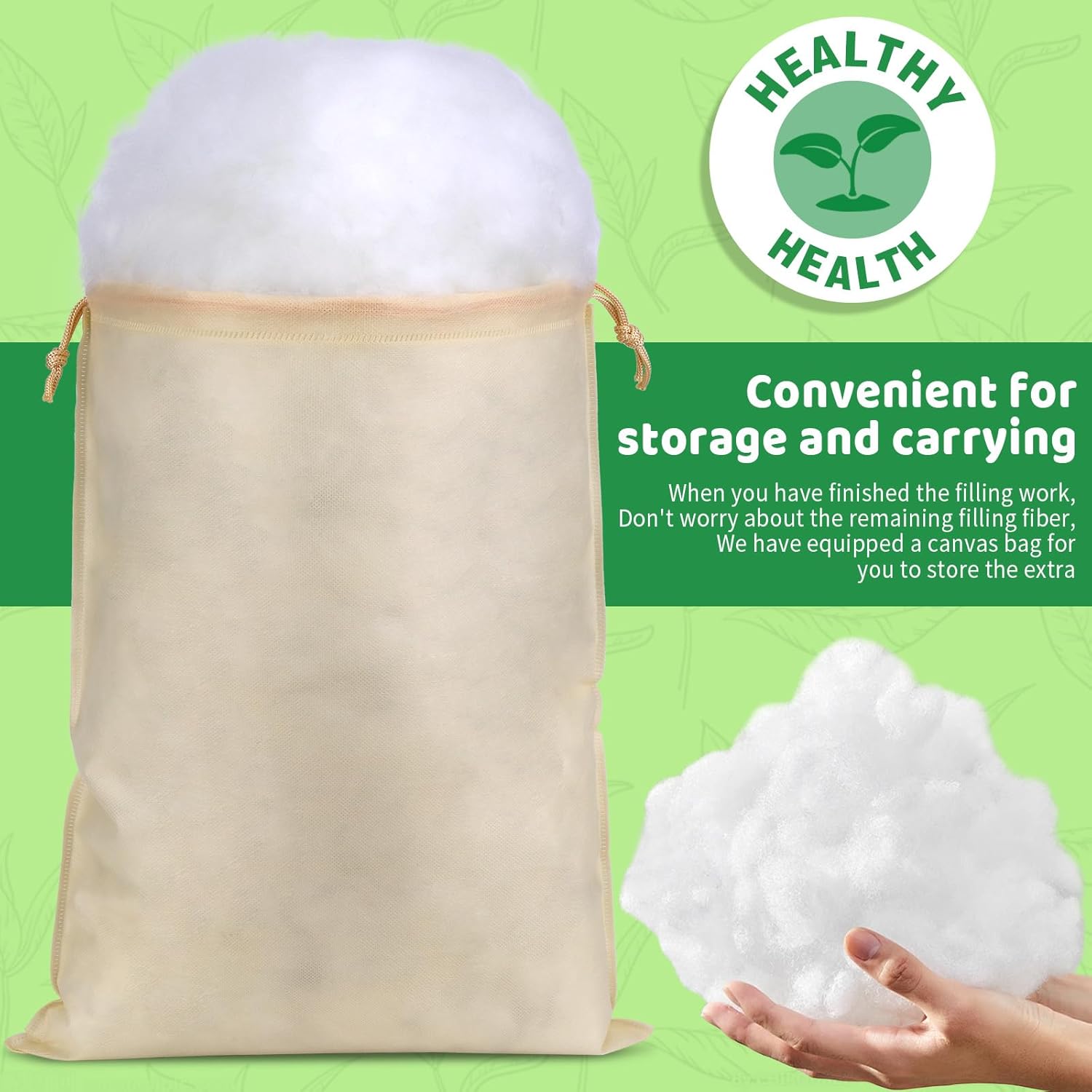 Polyfill Stuffing 4.4LB/2000G, Christmas Decorations Indoor, Artificial Snow White Clouds Cotton for Decoration, Fluffy Snow Blankets for Winter Mantle Village, Nativity