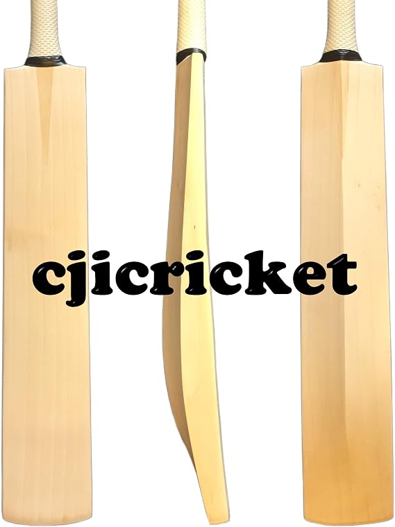 Plain Hand Crafted English Willow Cricket Bat Full Size, weight 2lb 8ozs + Fully Knocked In