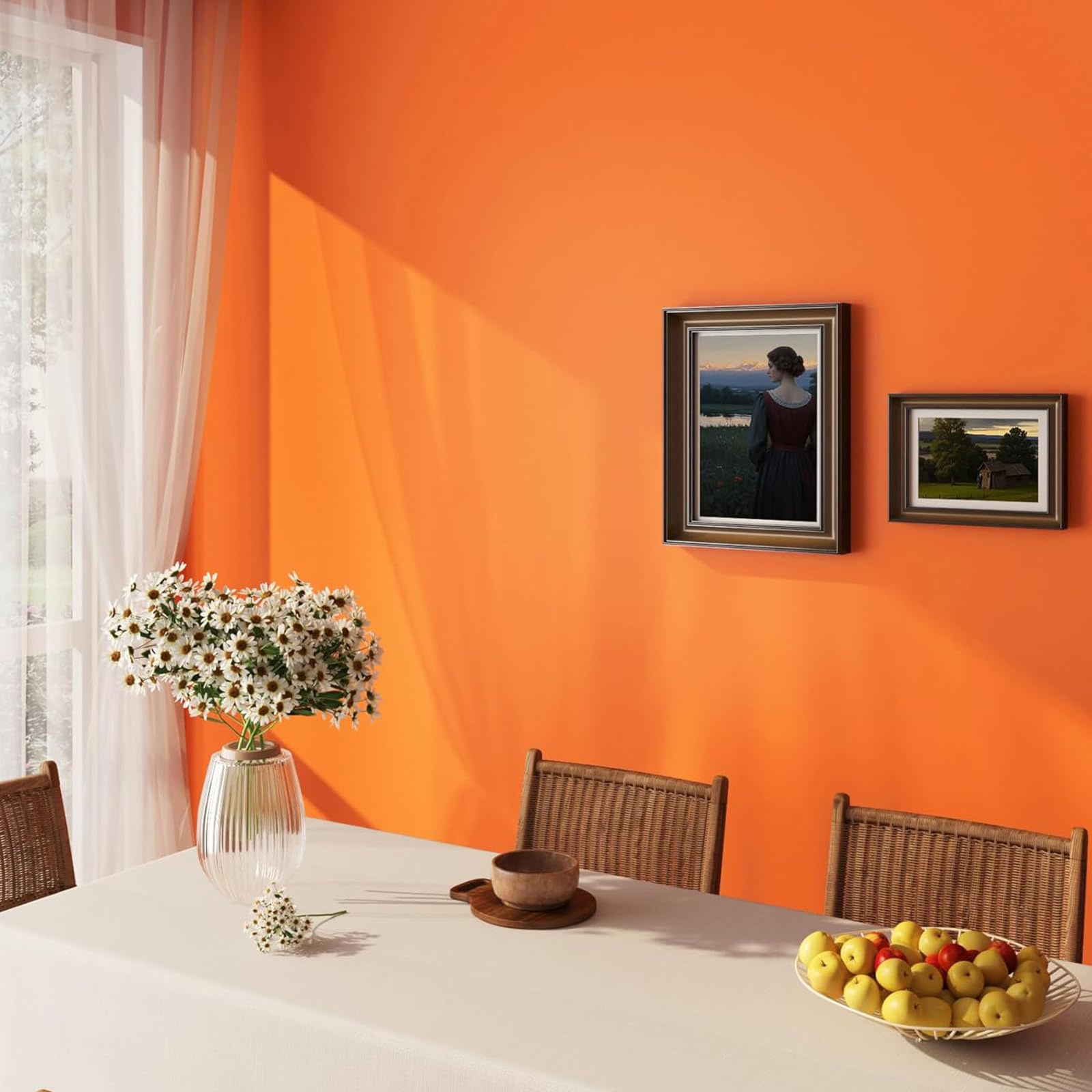 Photo 1 of ReWallpaper Solid Orange Peel and Stick Wallpaper