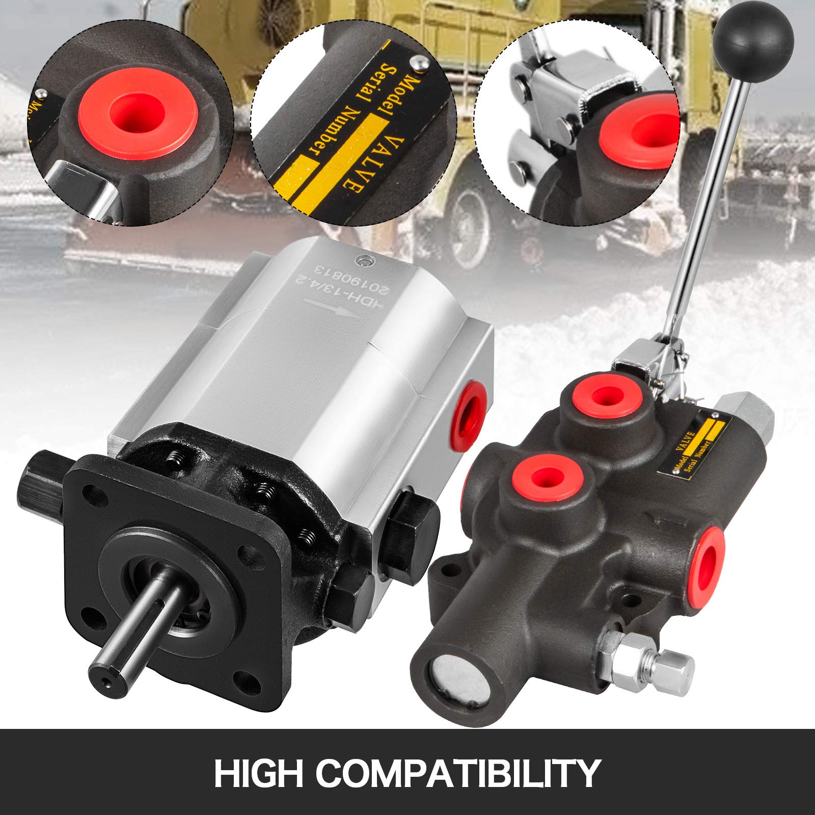 Bestauto Log Splitter Pump Kit 16 GPM Log Splitter Hydraulic Pump 2