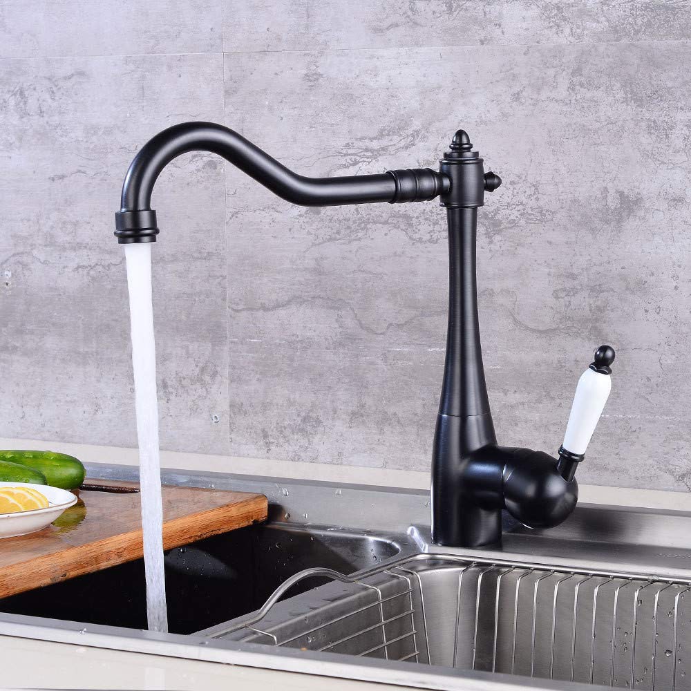 Mitigeur d'eau froide lavabo monotrou noir pour simplifier votre quotidien