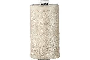 Premium Natural Cotton Thread: 1200 Yards of Soft, Durable Excellence