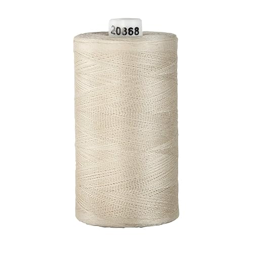 Connecting Threads Cream 100% Cotton Thread for Sewing, Quilting, and