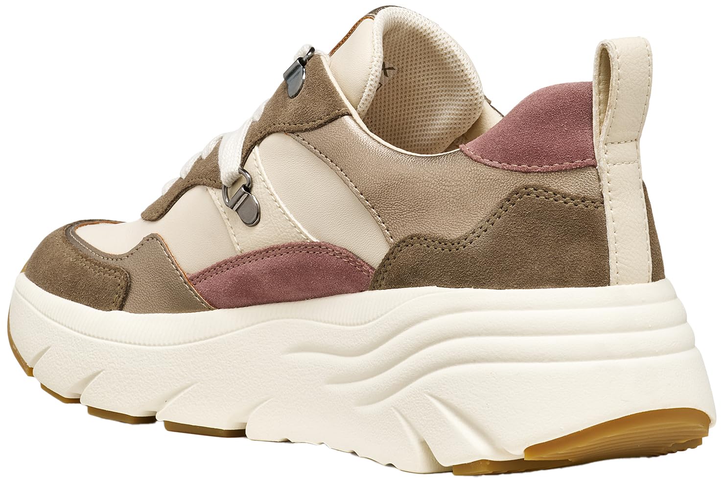 Geox Woman D DIAMANTA E Zapatillas Deportivas Dove Grey/Sand 41_EU
