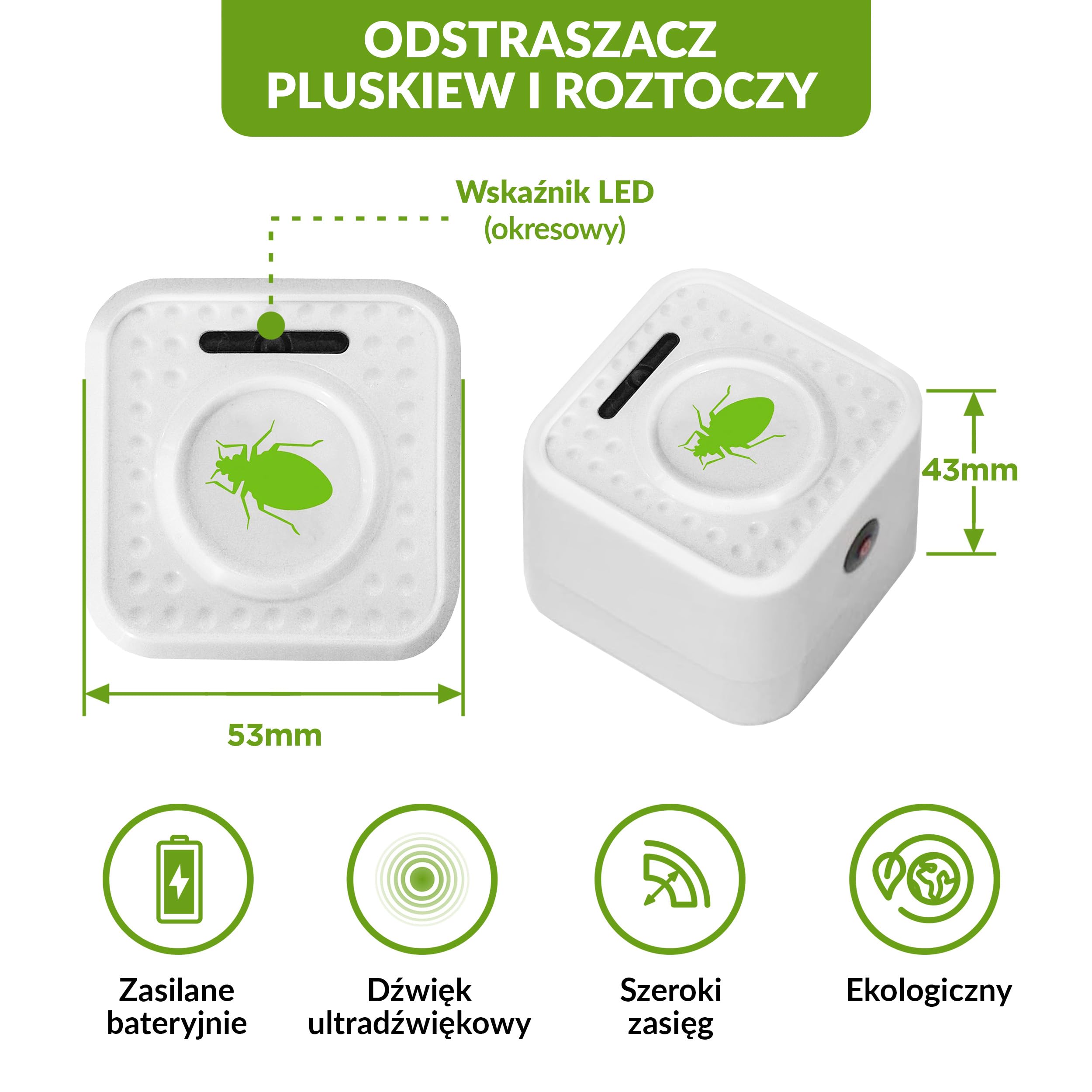 ISOTRONIC Środek odstraszający owady, roztocza, zwycięzca testu, środek odstraszający roztocza, akumulator przeciw pluskwom i roztoczom (5)