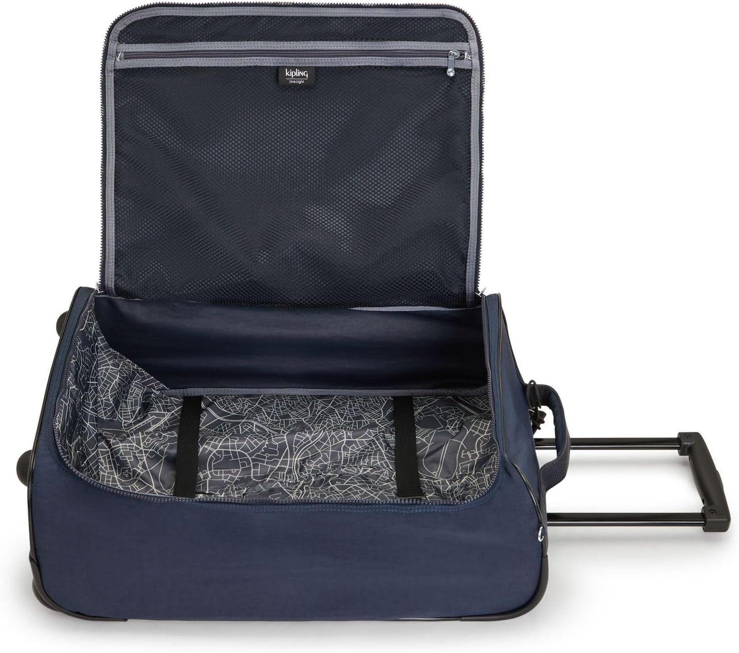 Kipling Teagan C Extra Small cabine Size Wheeled Duffle, Carry On, Blue Bleu 2, One Size, TEAGAN C