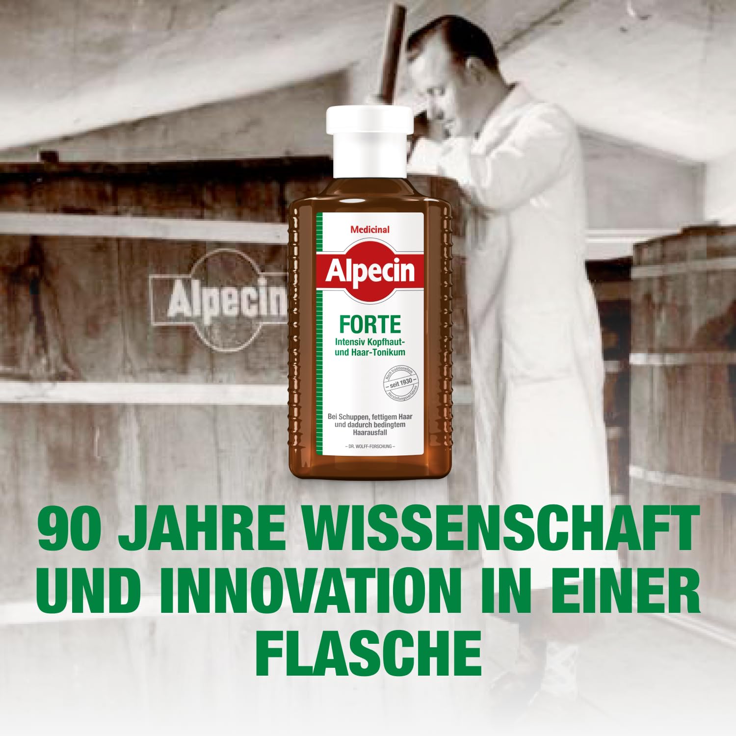 Alpecin Medicinal FORTE Tonikum - 3 x 200 ml - Wirksam gegen Schuppen und Haarausfall, Lindert Kopfhautjucken, Beruhigt Irritationen, Ideal bei fettigem Haar, mit Salicylsäure und