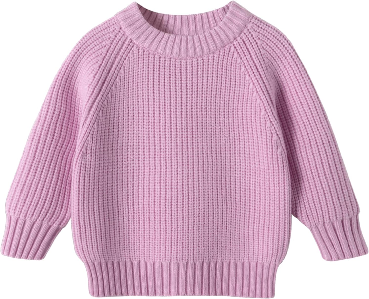 YOUNGER STAR Toddler Baby Girls Boys Knit Sweater Pullover Long Sleeve Sweatshirt Fall Winter Clothes