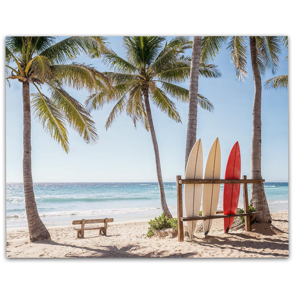Amazon.com: Surf Beach Photo: 16x20 Unframed Poster - Tropical