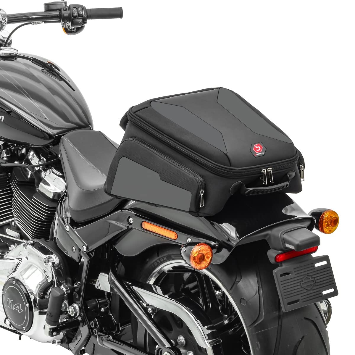 Bolsa Trasera Moto Bagtecs TB5 Bolsa sillin Asiento Pasajero