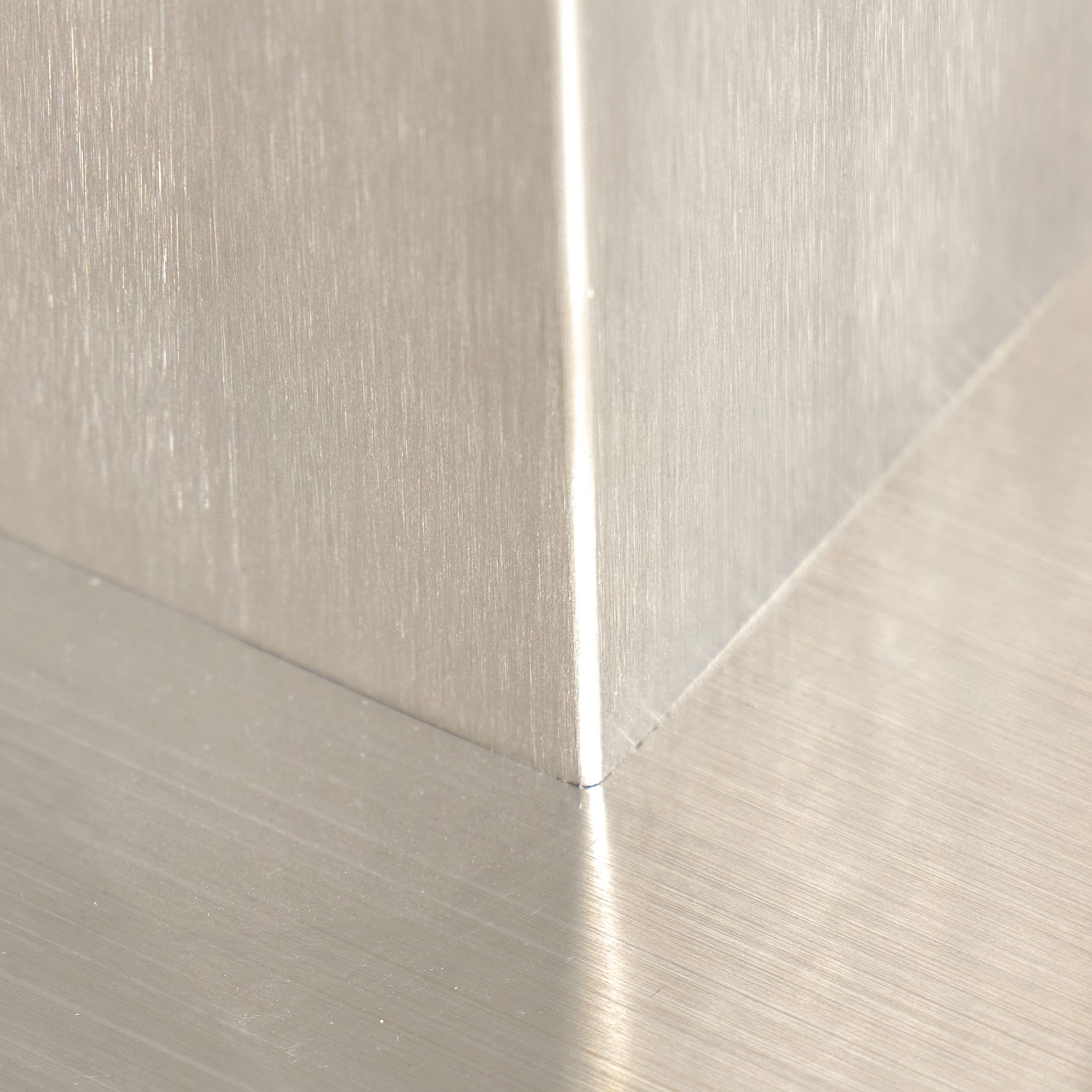 Stehtischgestell Tischbein Edelstahl | Premium | PD7594inox/110 | INOX | Stehtisch | Höhe 108 cm | 33 kg | Bodenplatte 60x60 cm | max. Tischplattengröße 90x90 / Ø 120 cm