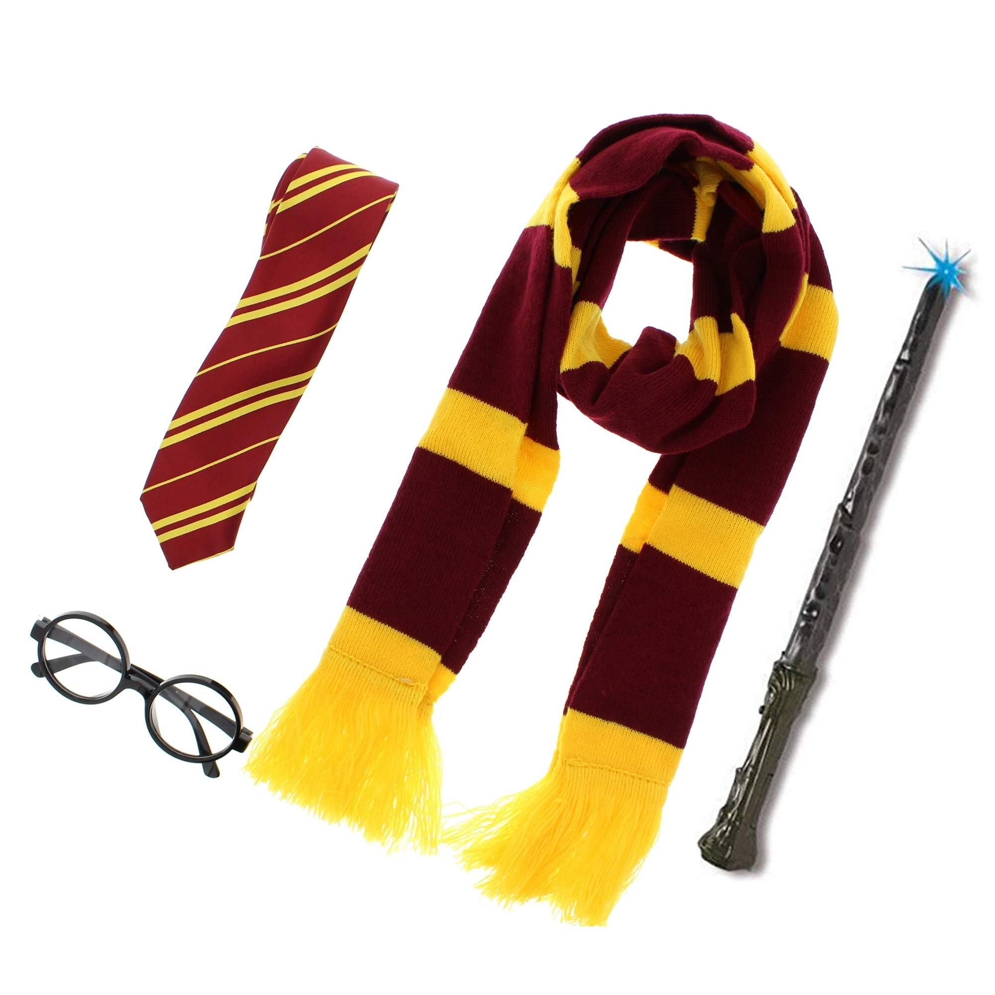 Zac's Alter Ego School Fancy Dress/World Book Day Set - Tie, Wand, Scarf… — image 1