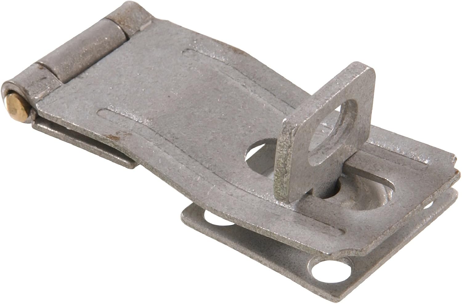 852761 3-1/2 - Swivel Staple Safety Hasps - Galvanized Finish 1-Pack