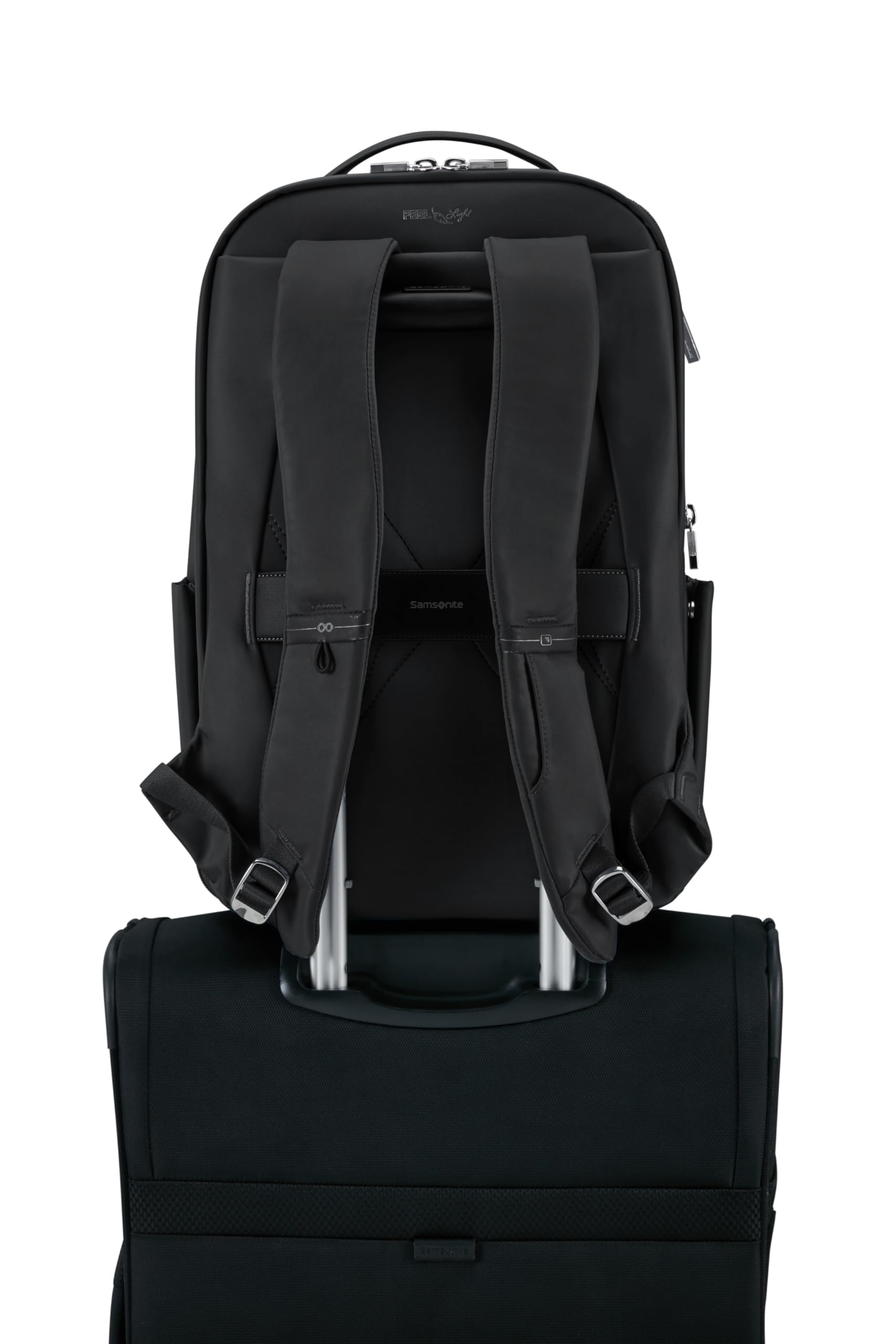 Samsonite Workationist - Sac à Dos Ordinateur Portable avec commentaires de vêtements 15,6 Pouces, 43 cm, 17,5 L, Noir (Noir)