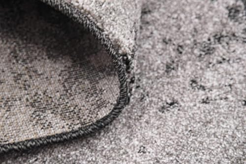 Miniatura 11 de Unique Loom Del Mar Collection - Alfombra Lucille (7 pies 10 pulgadas, cuadrada, gris oscuromarfil)