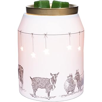 Scentsationals Christmas Wax Warmer, Wax Melt Warmer for Scented Wax Melts - Truck Collection Red Truck - Candle Wax Melter for Fragrance Cubes and Tarts