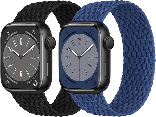 Solace - Correa trenzada Solo Loop para Apple Watch de 1.61 pulgadas, 1.57 pulgadas, 1.49 pulgadas, 1.73 pulgadas, 1.77 pulgadas, 1.65 pulgadas,