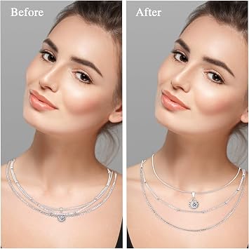 9 Pcs Necklace Extender, Chain Extenders for Necklaces, Delicate Stainless Steel Jewelry Chain Extenders for Bracelet Anklet Necklace (Gold/Silver/Rose Gold, 5/10/15cm)