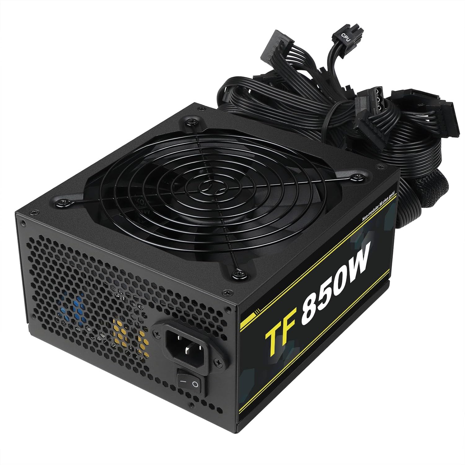 Amazon.com: 850W Power Supply Full Voltage 100-240V Active PFC Gaming ...
