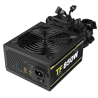 850W Power Supply Full Voltage 100-240V Active PFC Gaming PSU Computer Power Supplies Non-Modular 80 Plus Gold Power Supply for Desktop PC Server