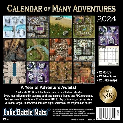 Miniatura 3 de Calendario de muchas aventuras 2024 por Loke, juego de mesa de estrategia