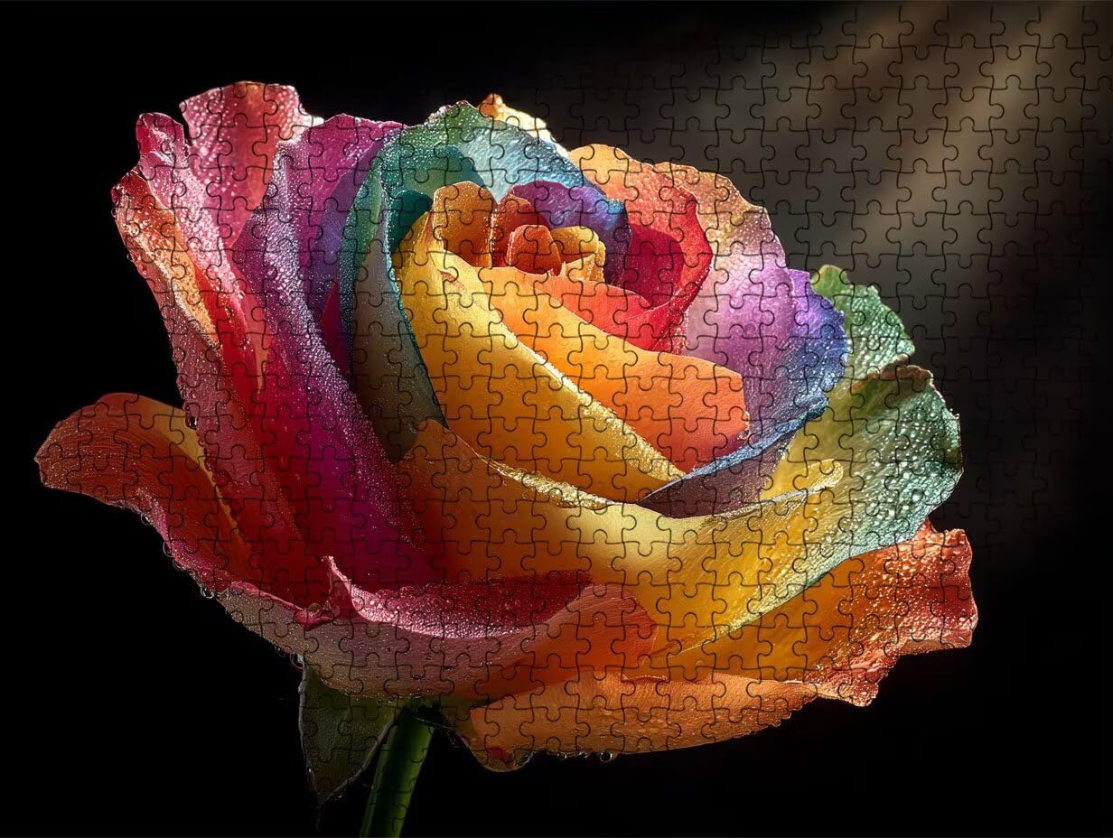 R2KH-591 puzzle dla dorosłych, 5000 elementów w kolorze różowym, wyzwania rodzinne, do zabawy, rękodzieło, puzzle zręcznościowe dla dorosłych, wyzwania dla przyjaciół