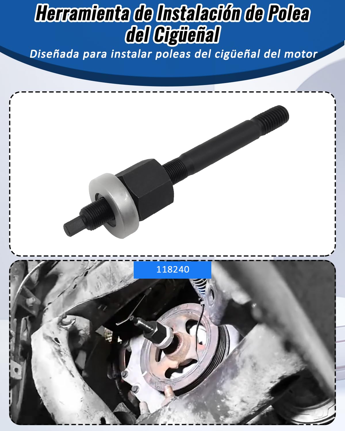 Herramientas de Calado distribucion Compatible con BMW Mini Cooper W10 W11 R50 R52 R53, Juego de Bloqueo y sujeción del árbol de levas del Motor, reemplaza OEM 118240, 118250, 118370