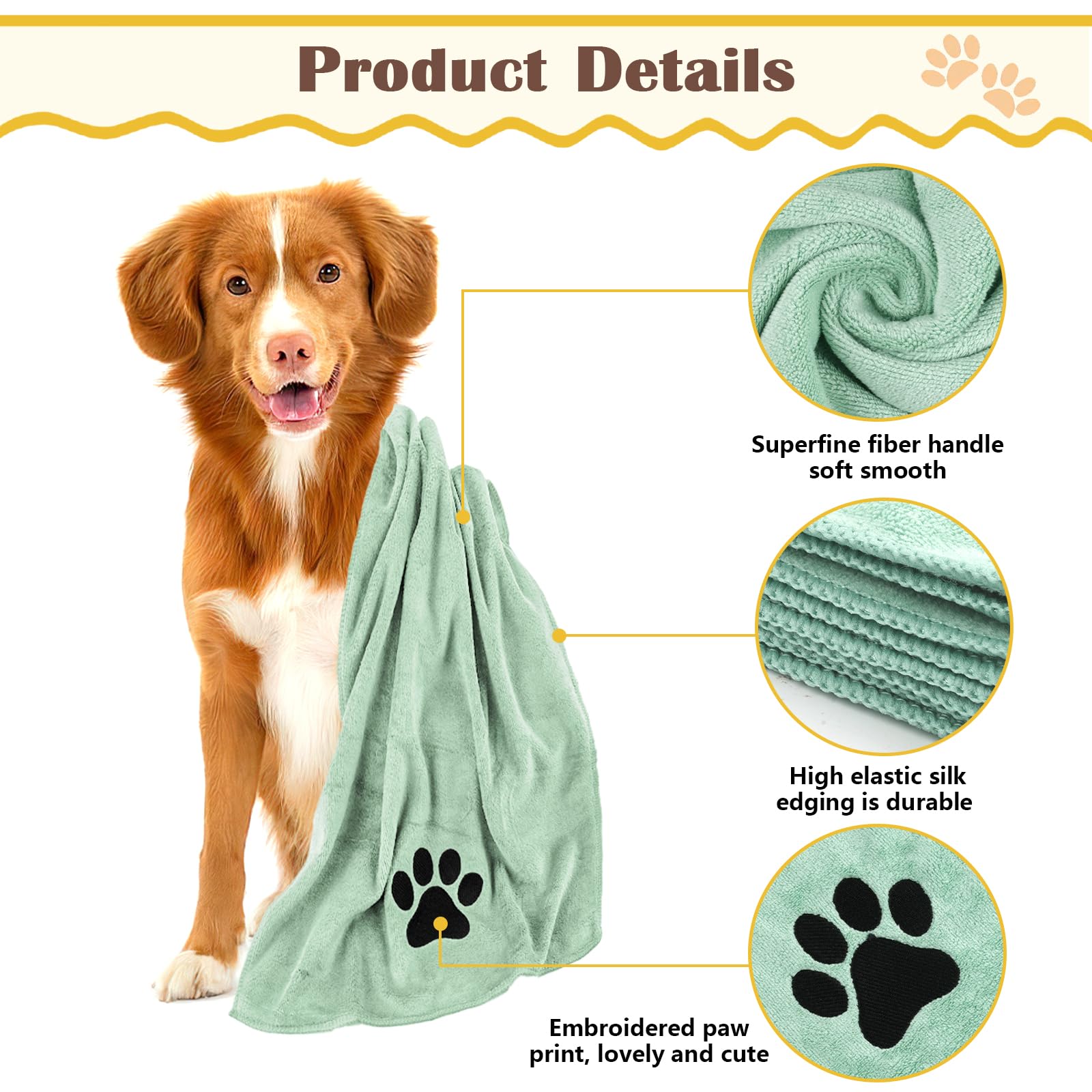2 Pack Dog Towel - Image 4