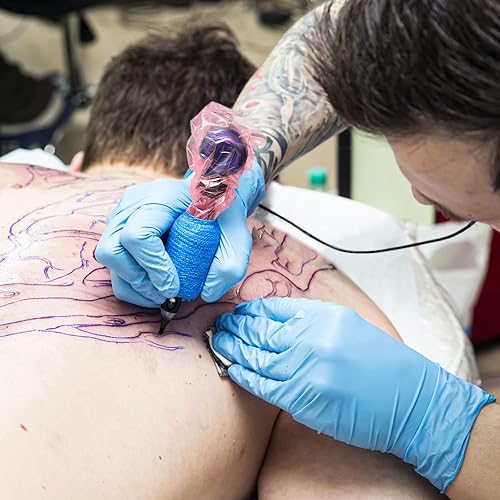 Miniatura 3 de Keedolla - Película de barrera dental de 4 x 6 pulgadas, cinta adhesiva protectora para máquina de tatuajes perforada Keedolla con caja