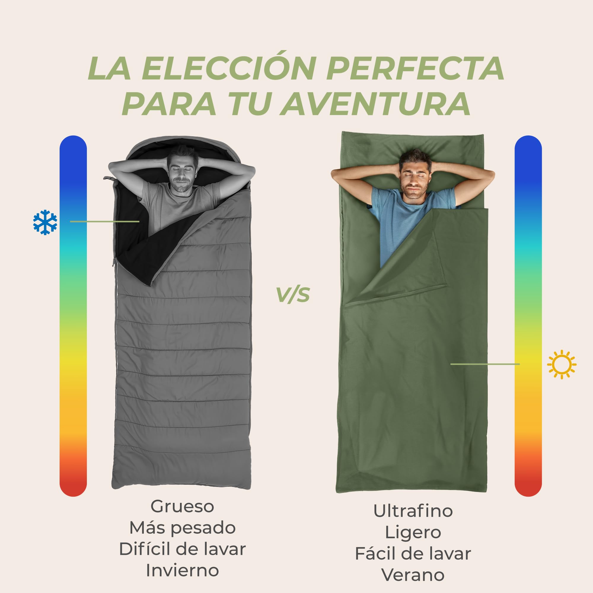 Sábana para Saco De Dormir Ultraligero de Microfibra - Saco Sabana con Comparimiento de Almohada Agregado - Sabana Saco para Viajar, Verano
