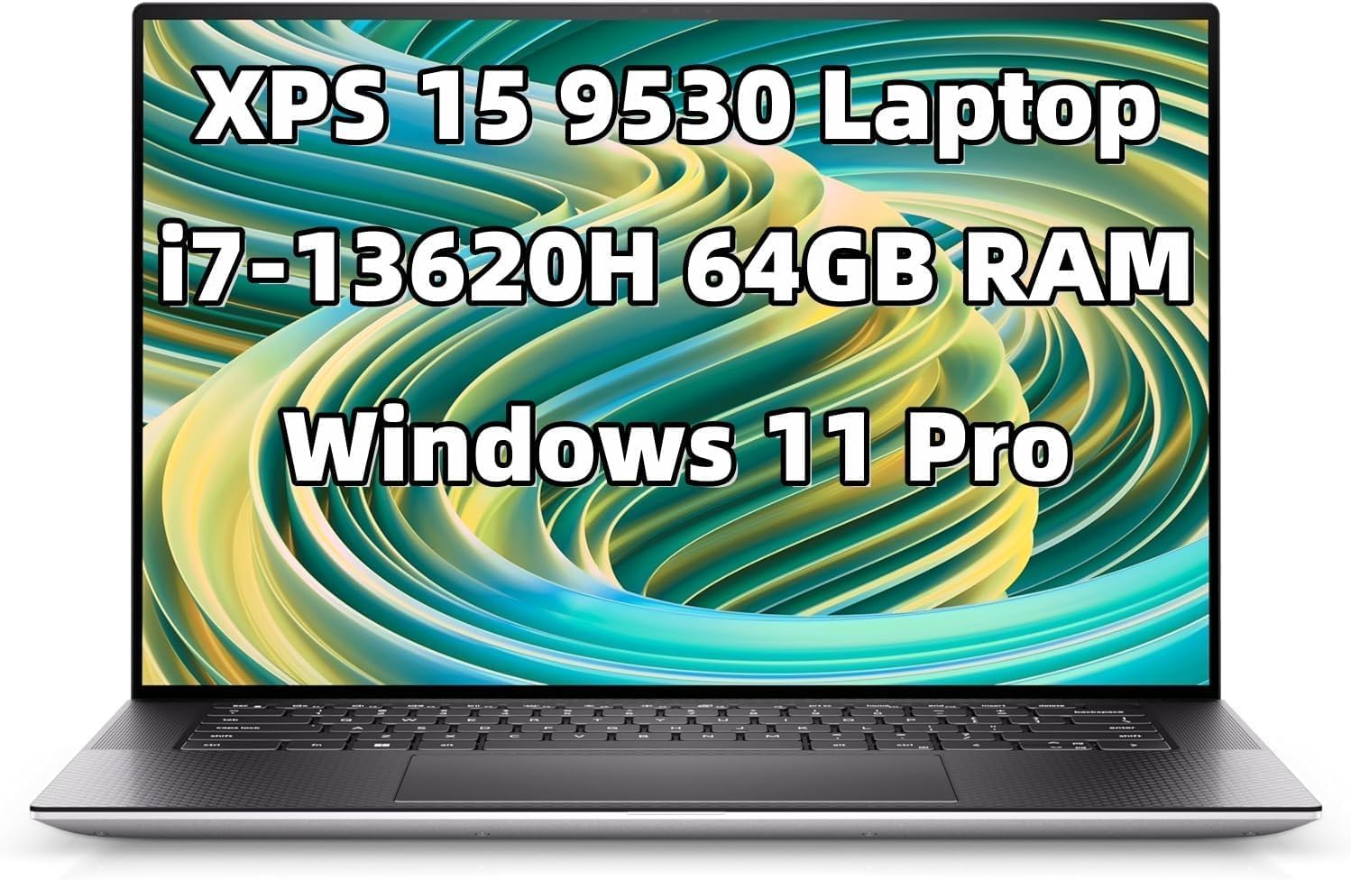 NewDell XPS 15 9530 Laptop 15.6 inch FHD+ 500 nit Screen_Intel i7-13620H 64GB RAM 2TB SSD_Intel_ Arc A370M Graphics Webcam USB Type-C Backlit KYB Fingerprint Reader WiFi Thunderbolt 4 Windows 11 Pro