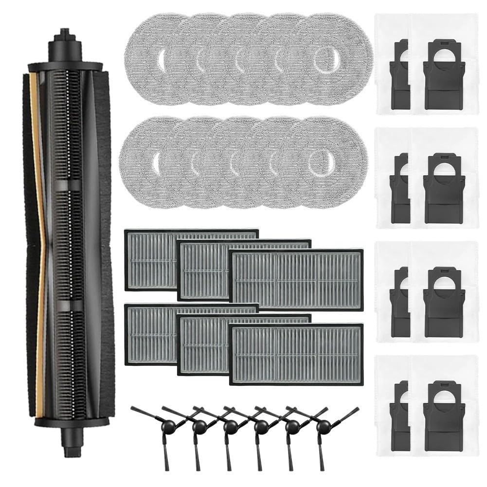 Bolsas de polvo para robot E40 FUBESK, kit de 33 repuestos para aspiradora escoba de hogar