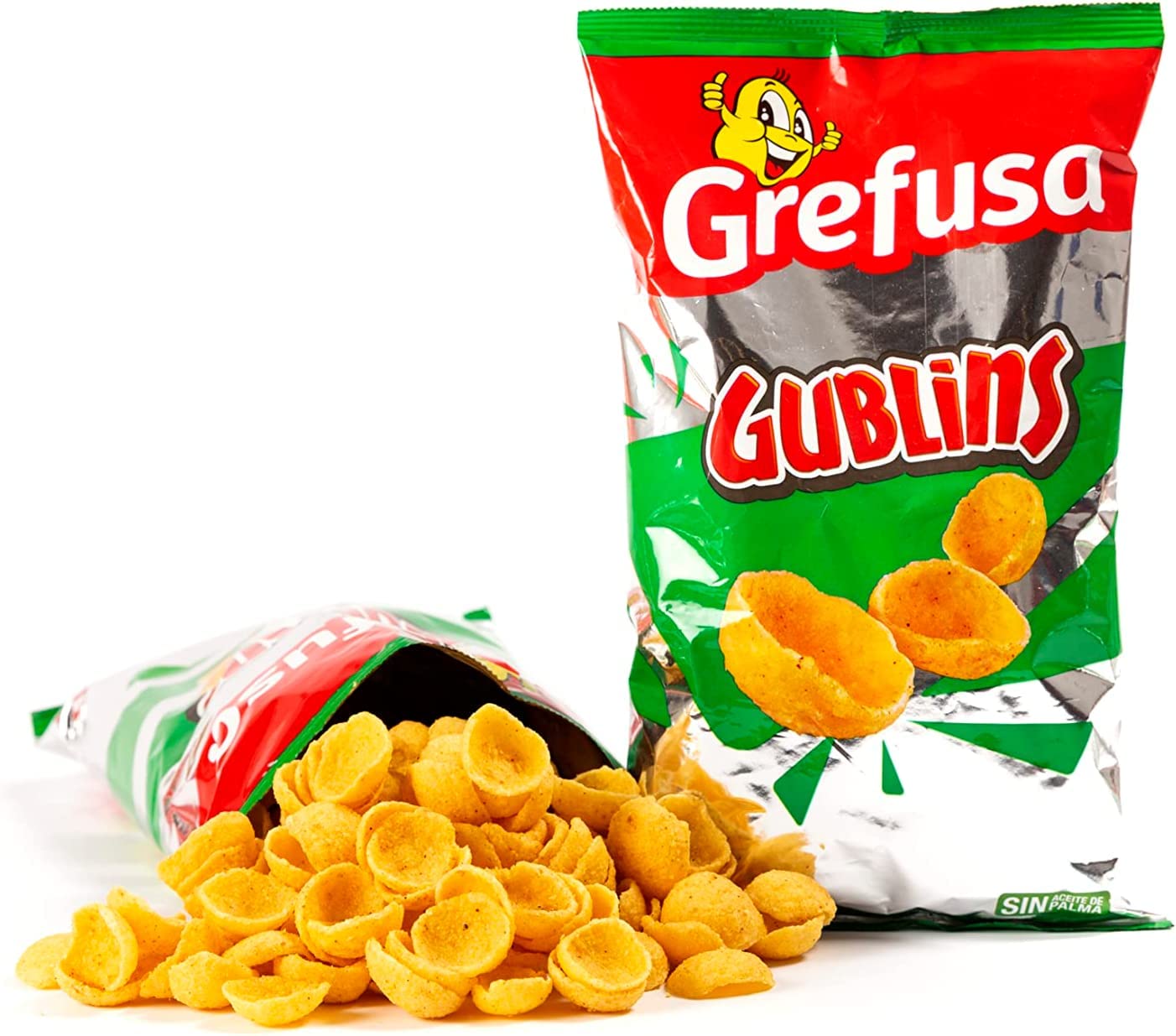 Grefusa - Snack Gublins sabor barbacoa, caja de 25 unidades de 135g