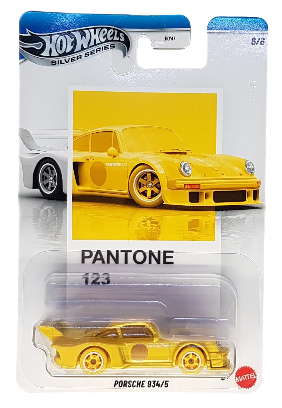 Hot Wheels Porsche 934/5 - JKY53 - Silver Series 6/6 - Pantone 123