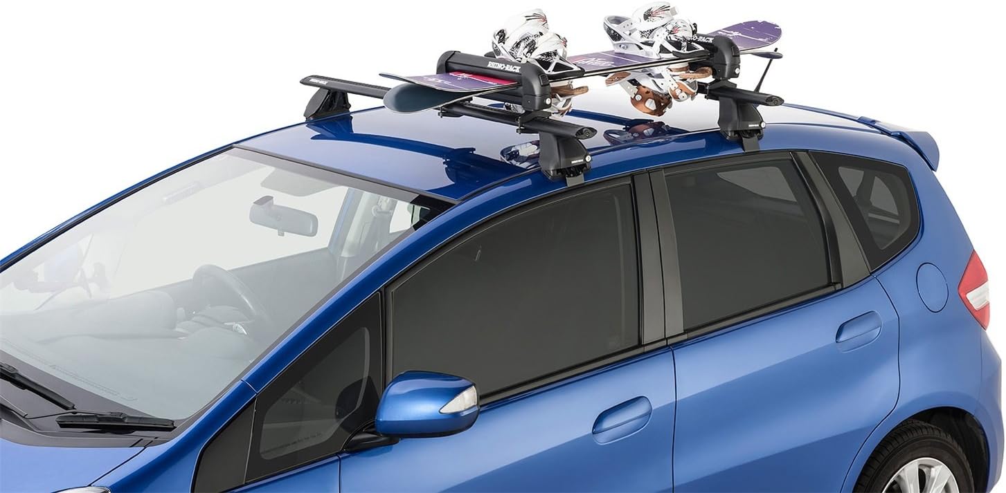 Rhino-Rack Holder for Ski Snowboard Fishing Rod Longboard with Universal Mounting Bracket, Easy Use & Fitment, Heavy Duty; For All Vehicles; 4WD, Pick Up Trucks, SUV's, Wagon's, Sedan's; Lightweight : Sports & Outdoors