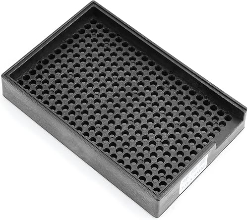 Vista 28 de Othmro Bandejas de tornillos antiestáticos de 273 agujeros, placas de tornillo de 5.512 x 3.543 x 0.984 in, soporte de bandeja de tornillos