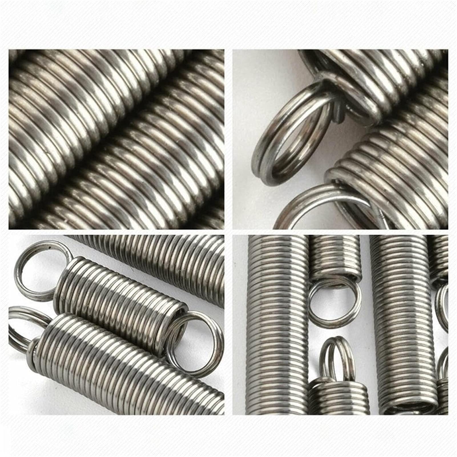 Extension Heavy 5 Pieces, 1mm Wire Diameter, 6-12mm Outer Diameter, 20-60mm Length 304 Stainless Steel Small Expansion Tension Spring Wire Hook ( Size : 40mm , Style : 12mm )