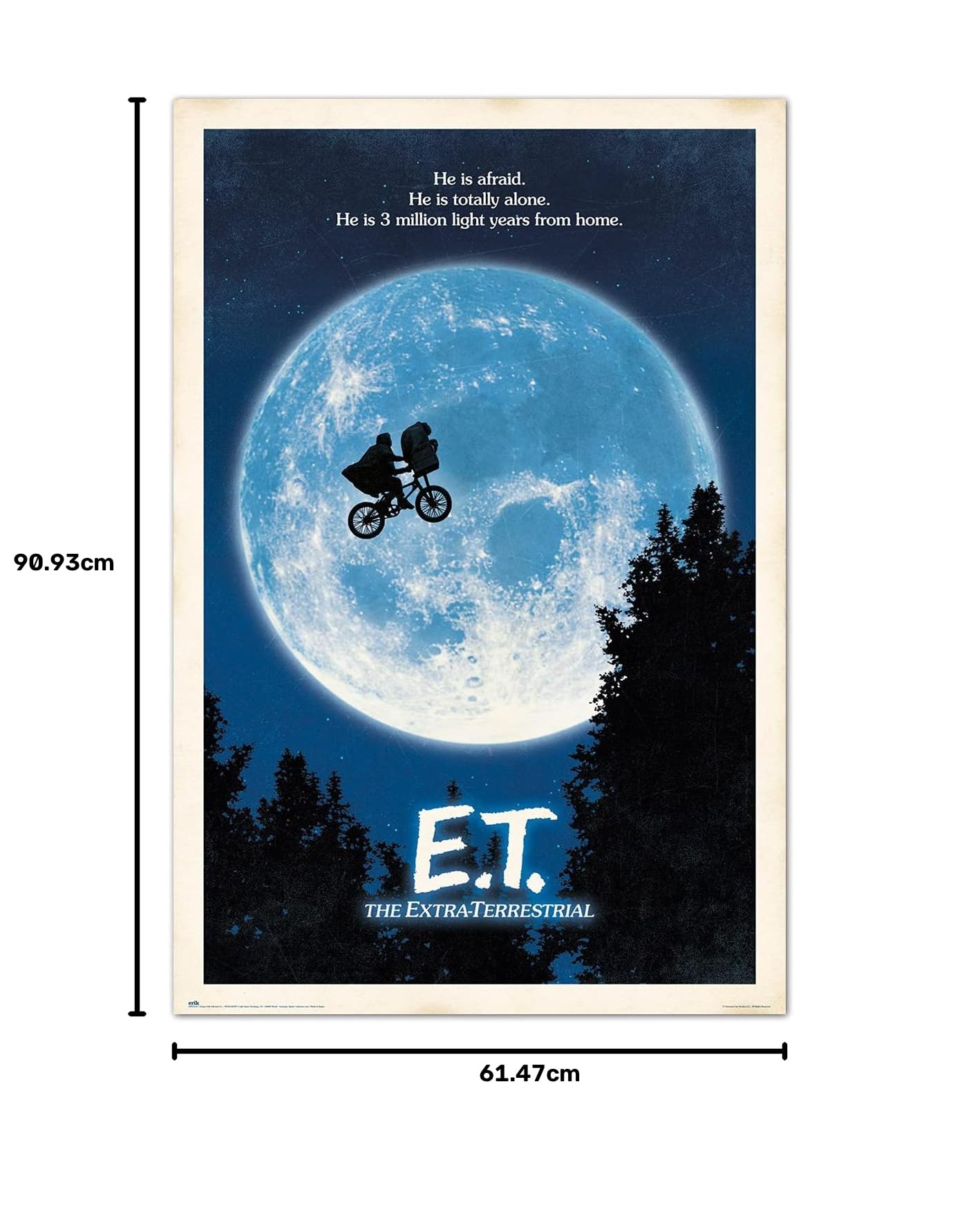 Amazon.co.jp: Grupo Erik 公式E.T. the Extra-Terrestrial ポスター