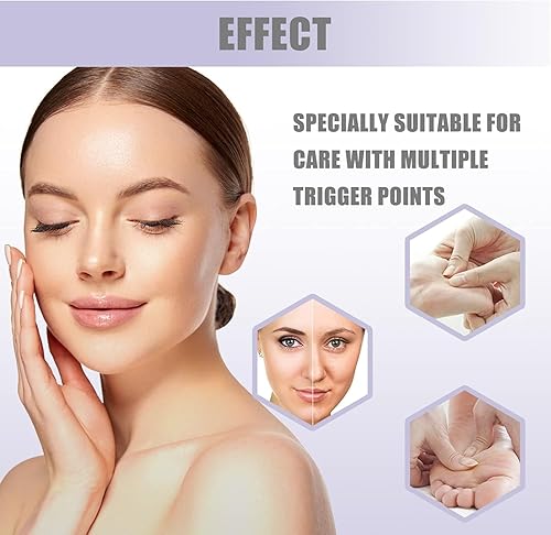 Miniatura 5 de Paquete de 2 herramientas de masaje facial, masajeador de resina para cuello, hombros y espalda, alivia la bursitis, nueva forma de resina