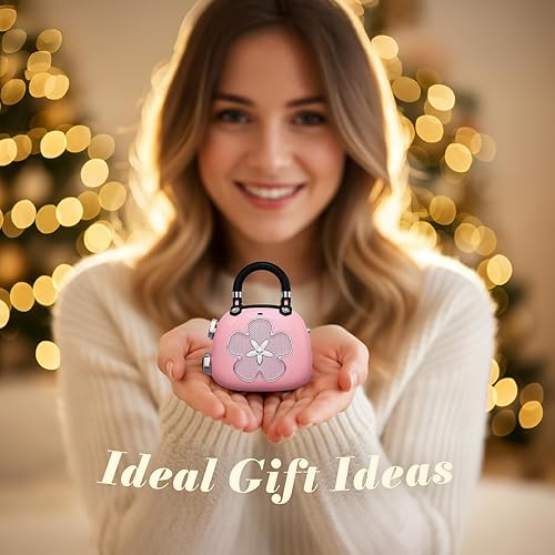 Vista 7 de DOSS Candy 2-in-1 Mini Bluetooth Speaker & Cute Bag Charm with Loud Sound - A Perfect Fusion of Impressive Sound and Fashion Charm, Crafted to
