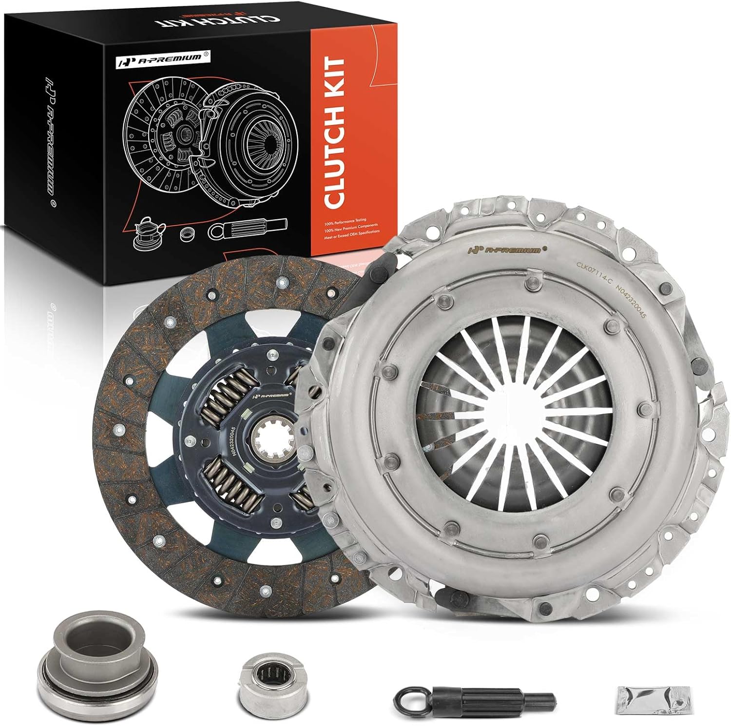 A-Premium Transmission Clutch Kit Compatible with Ford Mustang 1994-2003 3.8L, 2004 3.8L 3.9L, Naturally Aspirated