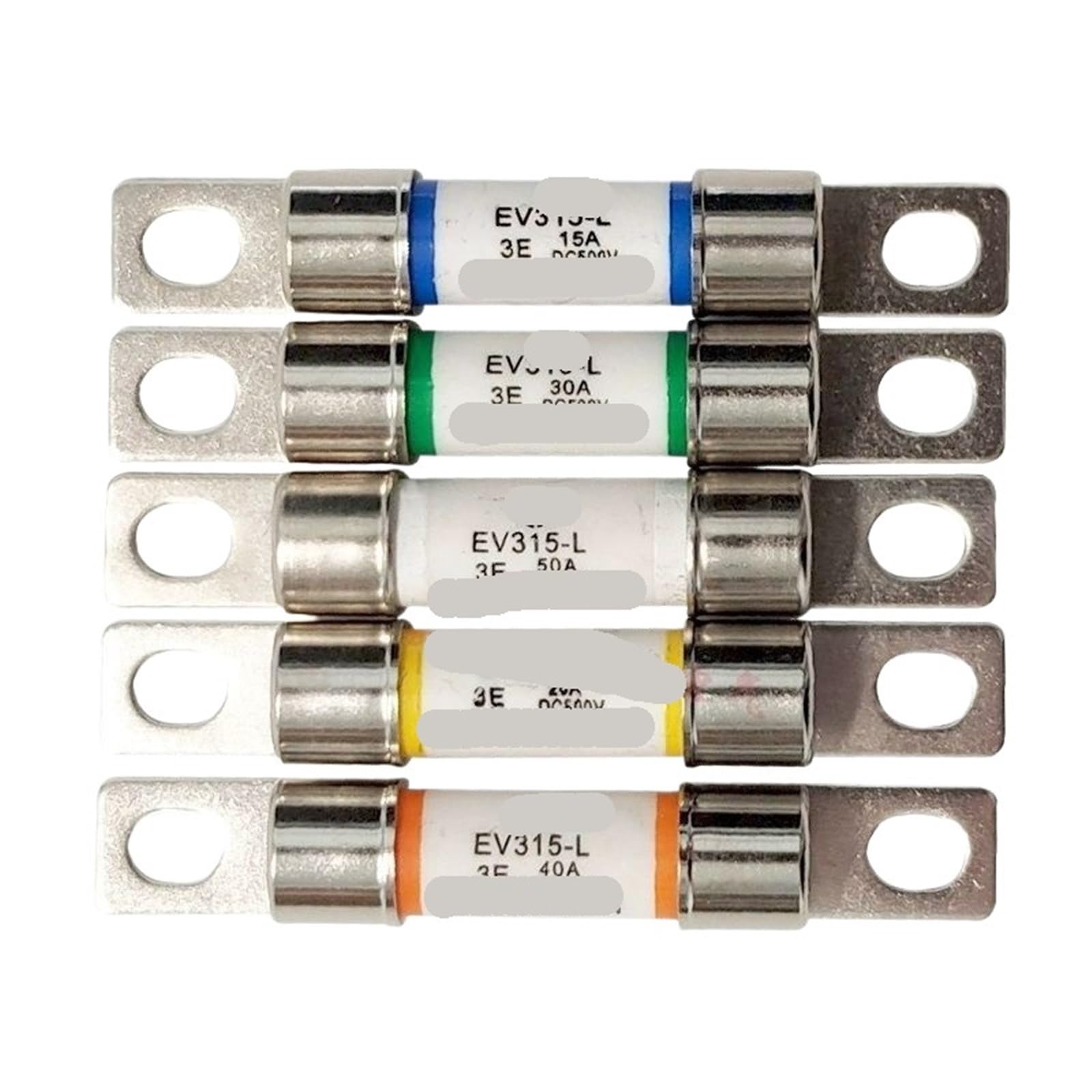 Fusible EV315-L-3E 30A résistant aux hautes températures pour circuit DC 500V