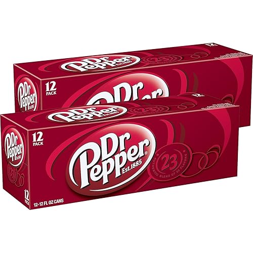 Dr Pepper Soda 12 Oz 24/Ct