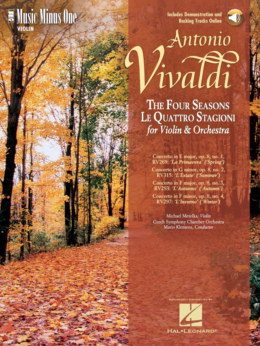 Vivaldi 'le Quattre Stagioni' 'the Four Seasons': For Violin and Orchestra, Op. 8, Nos. 1-4