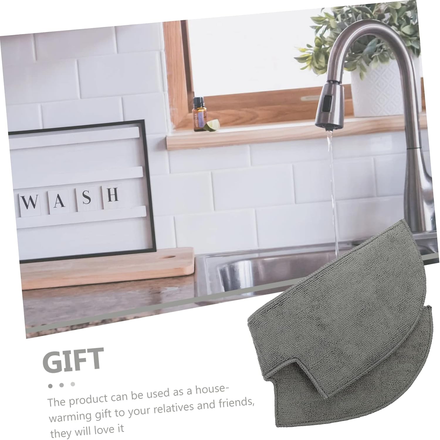 Unomor Non-slip Spill Mat for Kitchen Sinks Bath Tub Bathroom Non-slip Mat Washable Kitchen Sink