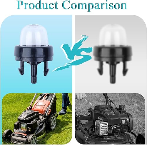 Miniatura 6 de Tubo de manguera de línea de combustible largo de 4 tamaños + 4 bombillas de imprimación para recortadora Husqvarna Weedeater 123L 225 232L 227L
