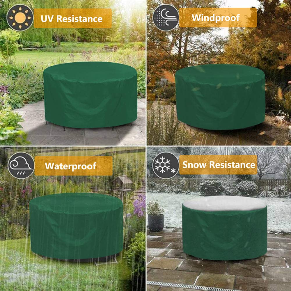 Sollbry Coperture impermeabili per mobili da giardino, coperture per