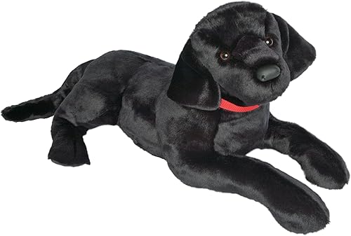 Douglas Dickens - Peluche de perro de laboratorio color negro