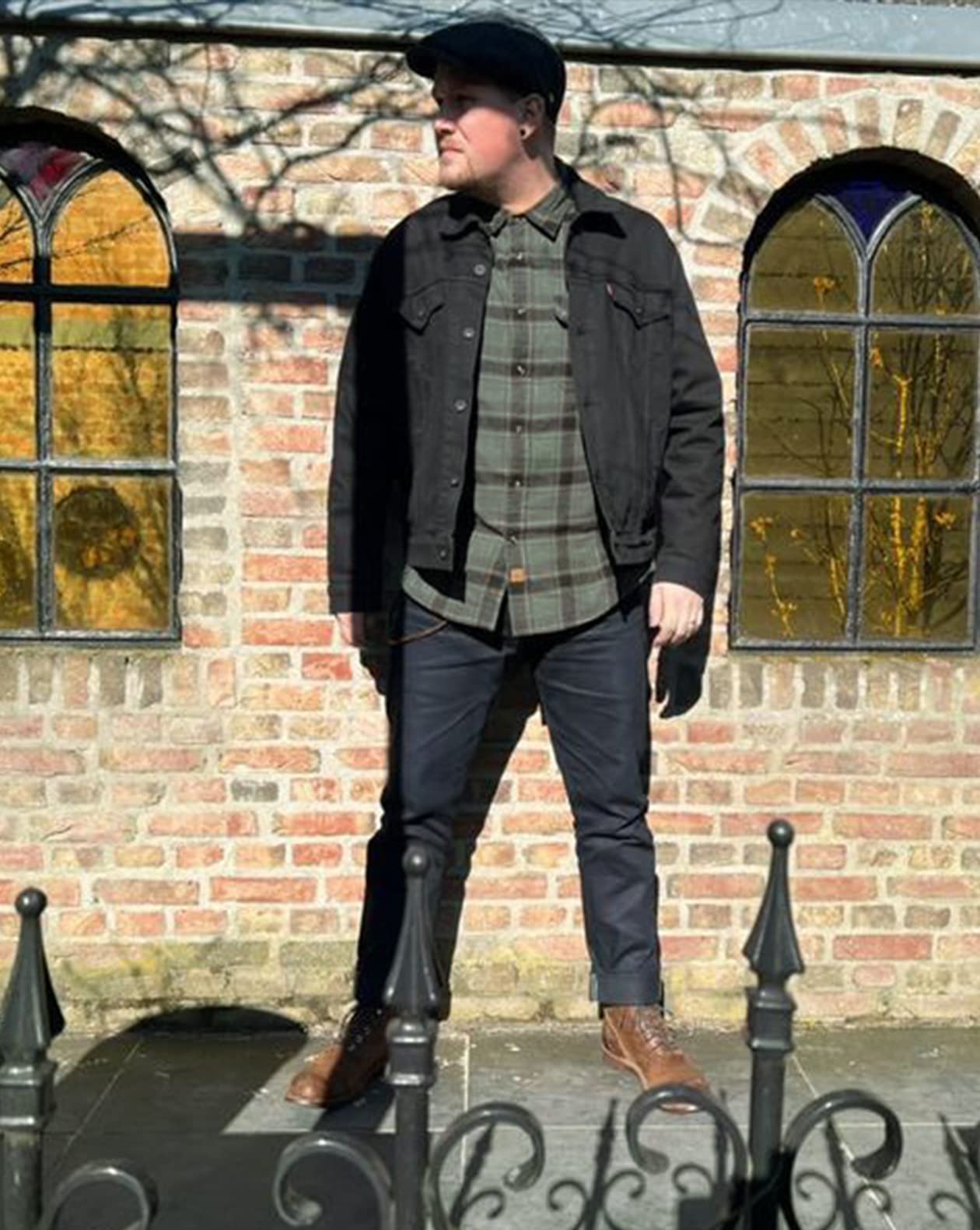 Dubinik® Camicia Flanella Uomo Quadri Camice in Flanella Uomo Regular Fit Casual Cotone Manica Lunga Bottoni Shirt in Pile